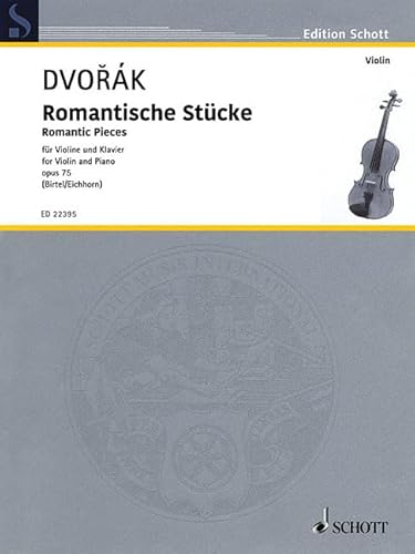 Beispielbild fr Romantic Pieces, Op. 75 Romantische Stucke: For Violin and Piano zum Verkauf von Revaluation Books