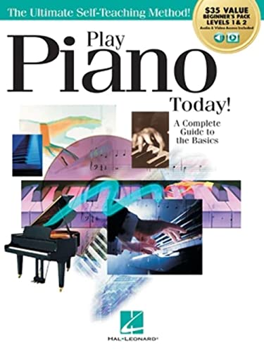 Beispielbild fr Play Piano Today! All-In-One Beginner's Pack: Includes Book 1, Book 2, Audio & Video zum Verkauf von ThriftBooks-Atlanta