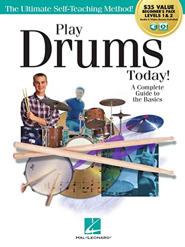 9781540052360: Play Drums Today! All-in-One Beginner's Pack: Includes Book 1, Book 2, Audio & Video