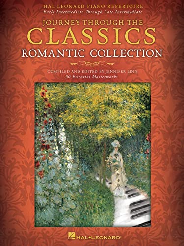 Stock image for Journey Through the Classics - Romantic Collection: 50 Essential Masterworks Compiled & Edited for Piano Solo by Jennifer Linn: 50 Essential . Intermediate (Hal Leonard Piano Repertoire) for sale by medimops