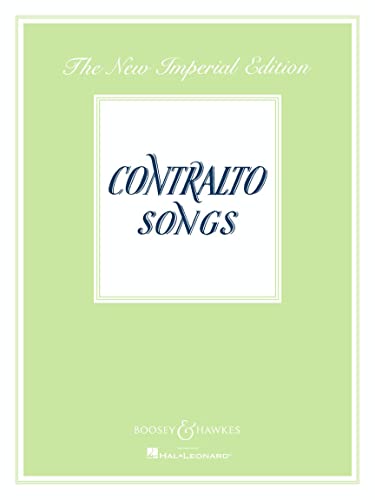 Stock image for CONTRALTO SONGS NEW IMPERIAL EDITION Format: Softcover for sale by INDOO