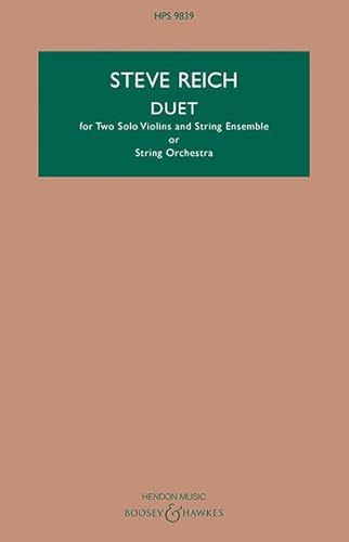 

Duet : For Two Solo Violins and String Ensemble or String Orchestra