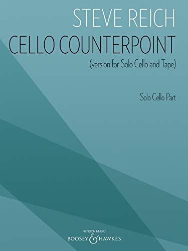 Imagen de archivo de Cello Counterpoint: Version for Solo Cello and Tape; Solo Cello Part a la venta por Revaluation Books