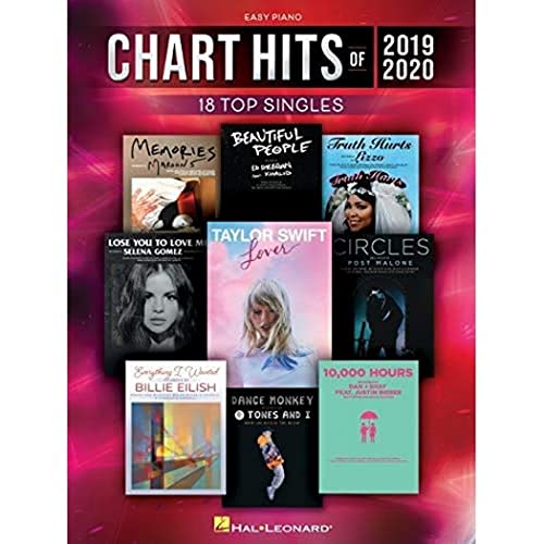Stock image for Chart Hits of 2019-2020: 18 Top Singles Arranged for Easy Piano with Lyrics for sale by ThriftBooks-Dallas