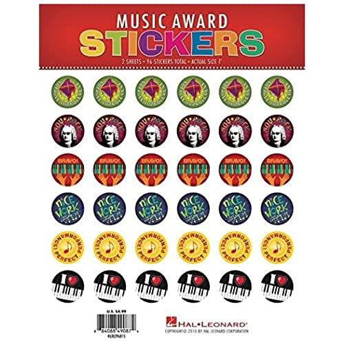 Imagen de archivo de Music Award Stickers: Pack of 96 Stickers a la venta por Revaluation Books