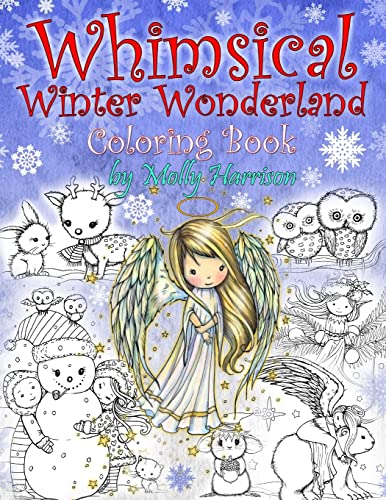 Stock image for Whimsical Winter Wonderland: Coloring Book by Molly Harrison for sale by WorldofBooks