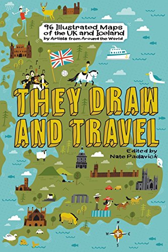Stock image for They Draw and Travel: 96 Illustrated Maps of the UK and Iceland: Volume 2 (TDAT Illustrated Maps from Around the World) for sale by WorldofBooks