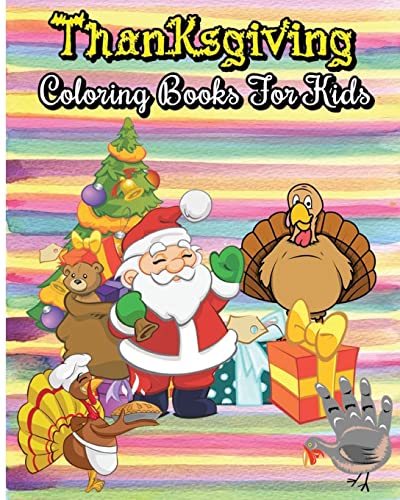 9781540372635: Thanksgiving Coloring Books For Kids: 100 Pages Thanksgiving & Christmas Coloring Books (Jumbo Coloring Books) (Super Fun Coloring Books For Kids)
