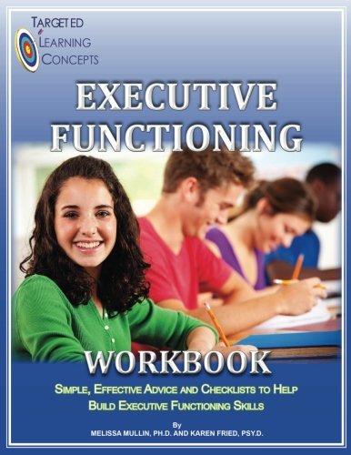 9781540375582: Executive Functioning Workbook: Black and White Version