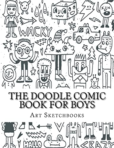 9781540475312: The Doodle Comic Book for Boys (Activity Drawing & Coloring Books)