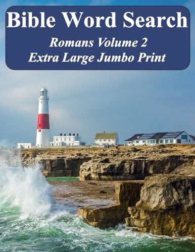 9781540490384: Bible Word Search Romans Volume 2: King James Version Extra Large Jumbo Print (Bible Memory Lighthouse)