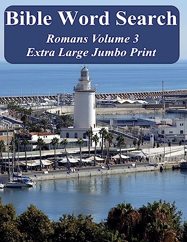 9781540496225: Bible Word Search Romans Volume 3: King James Version Extra Large Jumbo Print (Bible Memory Lighthouse)