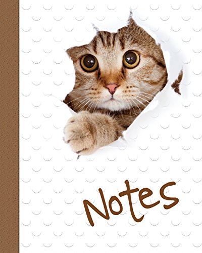 CAT NOTEBOOK: Fluffy Ginger White Cat Journal Notebook with Interior  Motifs. Perfect for Cat Lovers. 6 x 9 in. Blank lined. (Cat Notebooks)