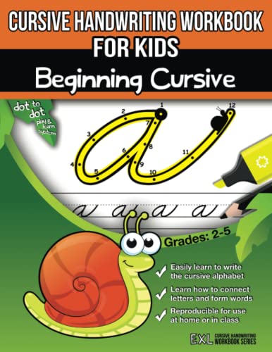 Stock image for Cursive Handwriting Workbook for Kids: Beginning Cursive for sale by Gulf Coast Books
