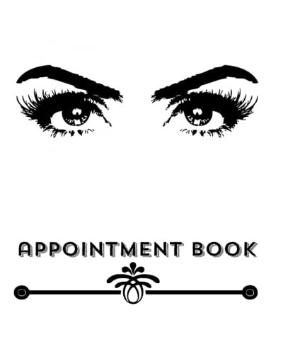 Beispielbild fr Appointment Book: Pretty Eyes Design | 3 Column Daily Appointment Book for Salons, Spas, cosmetologists, Barbers and other Business | Including Space | 8? x 10? Paperback (Appointment Books) zum Verkauf von Buchpark