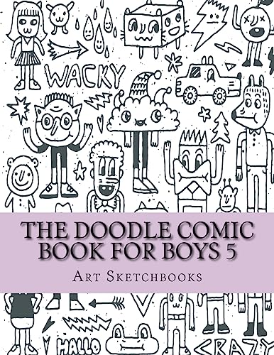 9781540770684: The Doodle Comic Book for Boys 5 (Activity Drawing & Coloring Books)