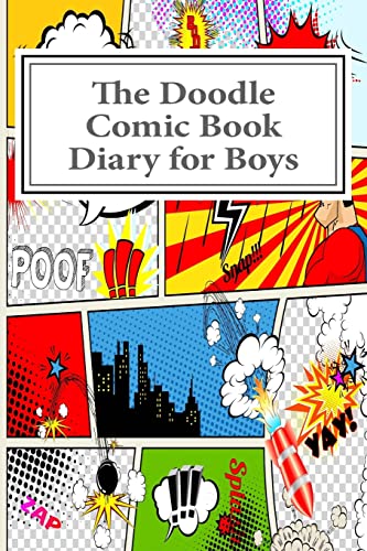 Stock image for The Doodle Comic Book Diary for Boys (Activity Drawing and Coloring Book for sale by Hawking Books