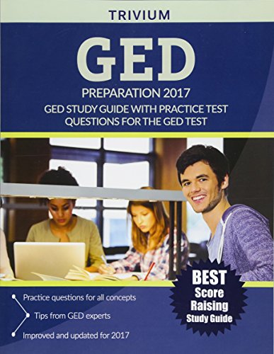 9781540893390: GED Preparation 2017: GED Study Guide with Practice Test Questions for the GED Test