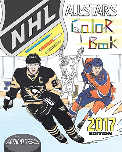 Imagen de archivo de NHL All Stars 2017: Hockey Coloring and Activity Book for Adults and Kids : Feat. Crosby, Ovechkin, Toews, Price, Stamkos, Tavares, Subban and 30 More! a la venta por Better World Books: West