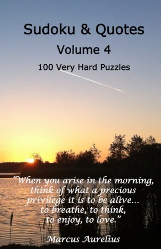 9781541035997: Sudoku & Quotes Volume 4: 100 Very Hard Puzzles