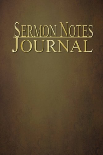 Stock image for Sermon Notes Journal for sale by Revaluation Books