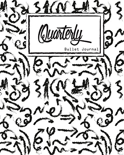 Bullet Journal: Dot Grid, Quarterly Guided,Hand Draw Arrow Art