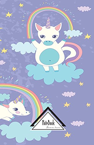 Stock image for Notebook Journal Dot-Grid,Graph,Lined,No lined : Fairly Tale Cute Rainbow Unicorn with Stars: Small Pocket Notebook Journal Diary, 120 pages, 5.5" x 8.5" (Blank Notebook Journal) for sale by Buchpark