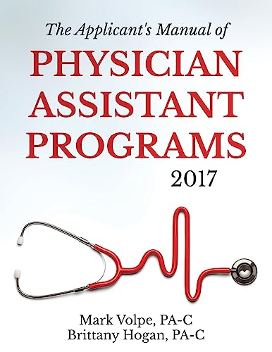 Beispielbild fr The Applicant's Manual of Physician Assistant Programs zum Verkauf von SecondSale