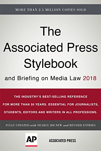 Stock image for The Associated Press Stylebook 2018: and Briefing on Media Law (Associated Press Stylebook and Briefing on Media Law) for sale by SecondSale