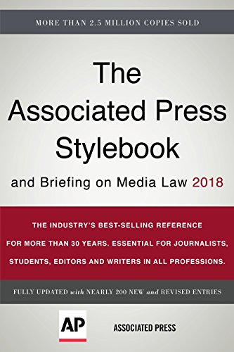 Stock image for The Associated Press Stylebook 2018: and Briefing on Media Law (Associated Press Stylebook and Briefing on Media Law) for sale by Orion Tech