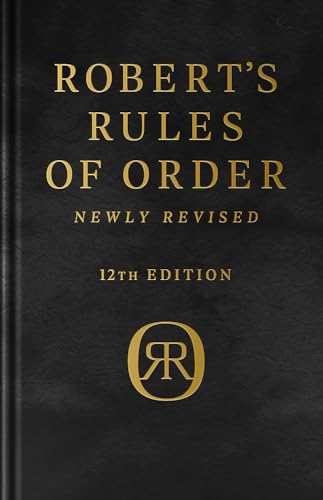 9781541798052: Robert's Rules of Order Newly Revised, Deluxe 12th edition