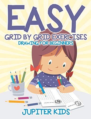 Beispielbild fr Easy Grid by Grid Exercises : Drawing for Beginners zum Verkauf von HPB-Diamond
