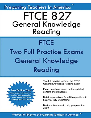 9781542311830: FTCE 827 General Knowledge Reading: FTCE General Knowledge GKT Reading