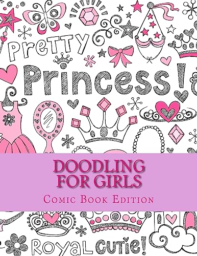 9781542318464: Doodling for Girls: Comic Book Edition (Activity Drawing & Coloring Books)