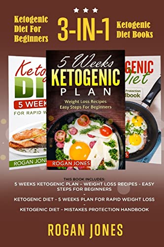 Imagen de archivo de Ketogenic Diet For Beginners: 3-in-1 Ketogenic Diet Books a la venta por THE SAINT BOOKSTORE