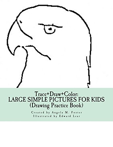 Imagen de archivo de Trace+Draw+Color: Large Simple Pictures For Kids (Drawing Practice Book) a la venta por SecondSale