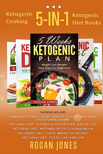 Stock image for Ketogenic Cooking: 5-in-1 Ketogenic Diet Books for sale by THE SAINT BOOKSTORE
