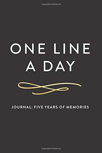 Beispielbild fr One Line A Day Journal: Five Years of Memories, 6x9 Diary, Dated and Lined Book zum Verkauf von SecondSale