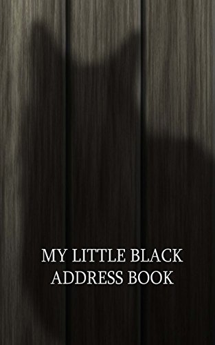 9781542806787: My Little Black Address Book: Name, address, phones, email, social media, handy 5" X 8" size