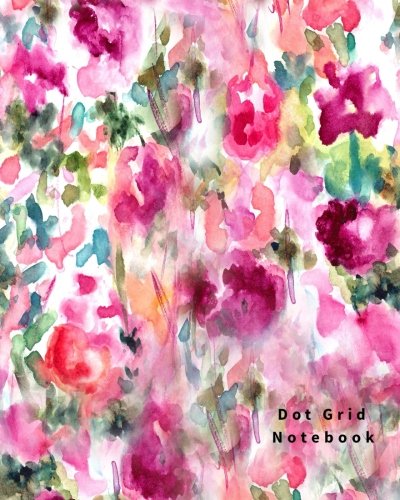 Stock image for Dot Grid Notebook: 110 Dot Grid pages (Floral) for sale by Blue Vase Books