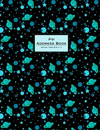Stock image for Large Address Book - Office/Desk 8.5 x 11: Celestial Teal (Big & Trendy Address Books For Women) [Soft Cover ] for sale by booksXpress