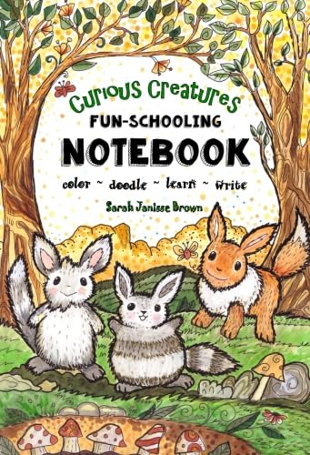 9781542932271: Curious Creatures - Fun-Schooling Notebook: Dyslexia Games Presents: Color, Doodle, Learn & Write - Ages 5 to 10: Volume 1 (Fun-Schooling With Thinking Tree Books)