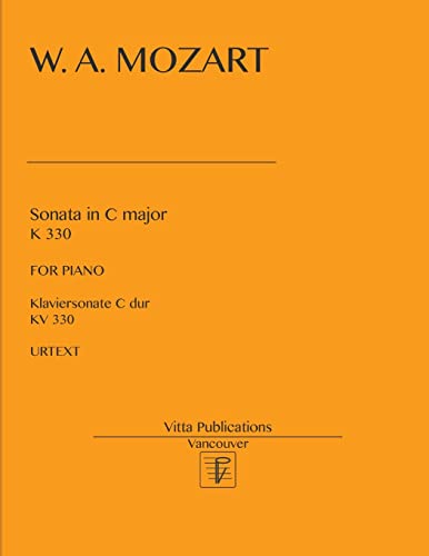 Stock image for W. A. Mozart. Sonata in C major KV 330 for sale by Save With Sam