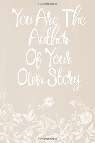 Beispielbild fr Pastel Chalkboard Journal - You Are The Author Of Your Own Story (Fawn-White): 100 page 6" x 9" Ruled Notebook: Inspirational Journal, Blank Notebook, . Lined Notebook, Blank Diary (Volume 10) [Soft Cover ] zum Verkauf von booksXpress