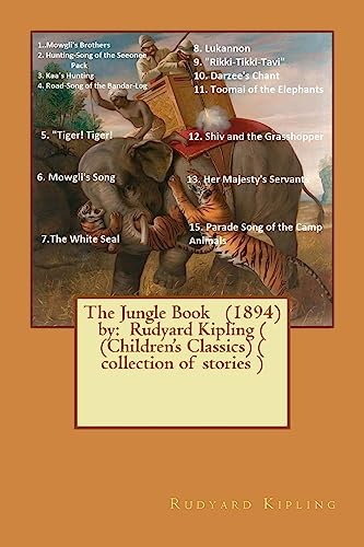 9781543067002: The Jungle Book (1894) by: Rudyard Kipling ( (Children's Classics) ( collection of stories )