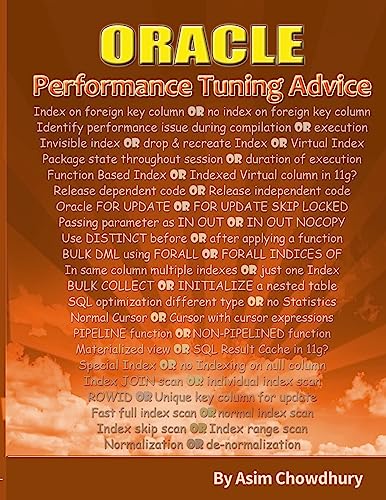 Immagine dell'editore per Oracle Performance Tuning Advice (Paperback) venduto da CitiRetail
