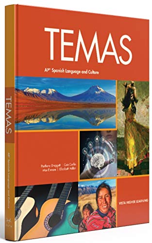 Stock image for Temas, 2nd Edition, Temas Student Textbook Temas Supersite Plus (vText) Code AP® Spanish Test Prep Worktext Supersite Plus Code for sale by Big Bill's Books