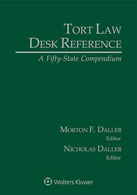 Beispielbild fr Tort Law Desk Reference: A Fifty State Compendium, 2018 Edition zum Verkauf von Campbell Bookstore