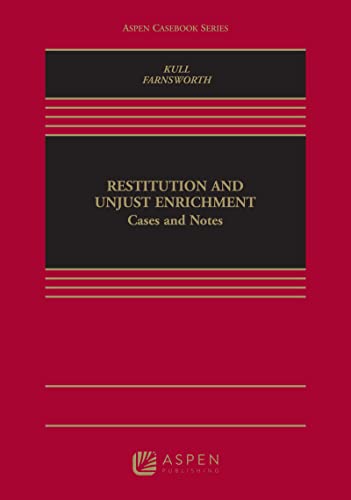 Beispielbild fr Restitution and Unjust Enrichment (Aspen Casebook) zum Verkauf von HPB-Red