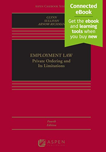 Beispielbild fr Employment Law: Private Ordering and Its Limitations (Aspen Casebook) zum Verkauf von BooksRun